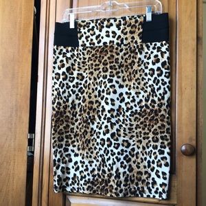 💥Animal Print Bodycon skirt